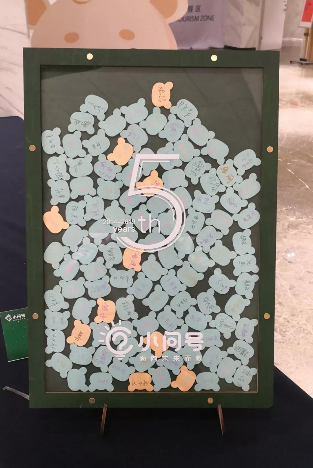 小问号财年会-签到合影